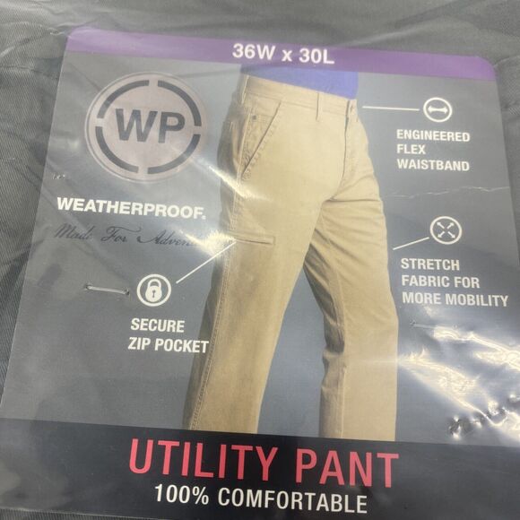 NEW Weatherproof Made for Adventure Durable Comfort Utility Pant FAST SHIPPING! - Picture 2 of 4